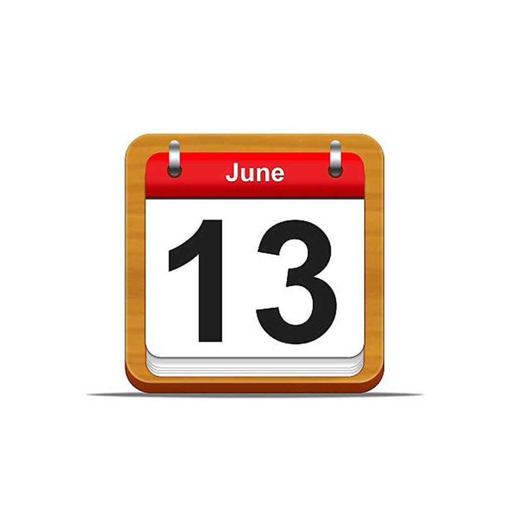 How Many Days Until June 13? 1 How Many Days Until June 13